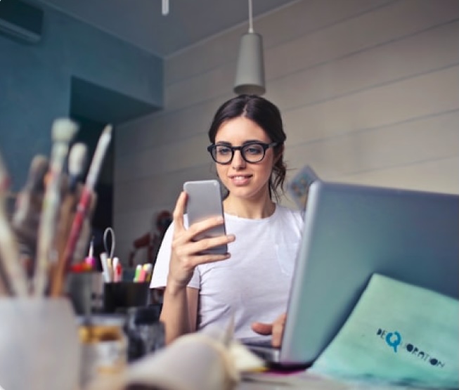 A donor donating by phone